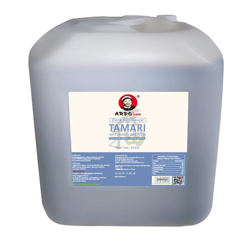 Gluten free dark soy sauce 25KG